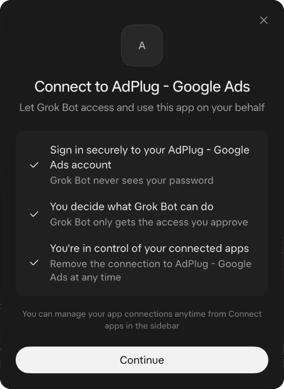 How to Connect Google Ads to Grok Bot (MCP Guide) | AdPlug